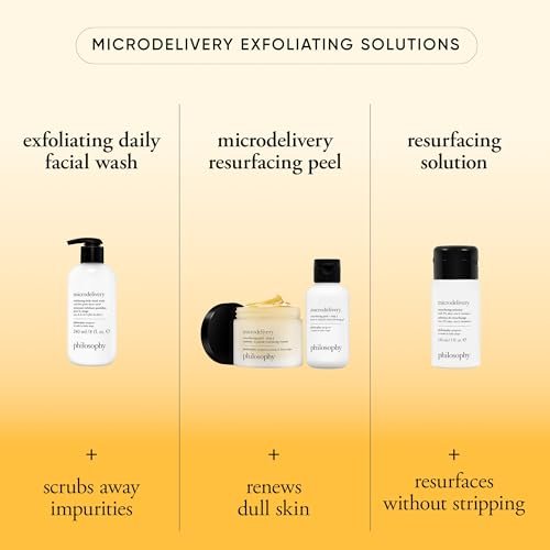 philosophy microdelivery vitamin c resurfacing peel kit - two-step facial peel with lactic acid & sunflower seed oil for smooth texture, even tone & fine lines Avelisse