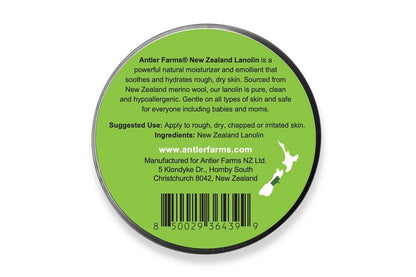 Antler Farms 100% Pure New Zealand Lanolin - 100g (3.53 oz) Refined USP Grade Skin Moisturizer and Protectant Avelisse