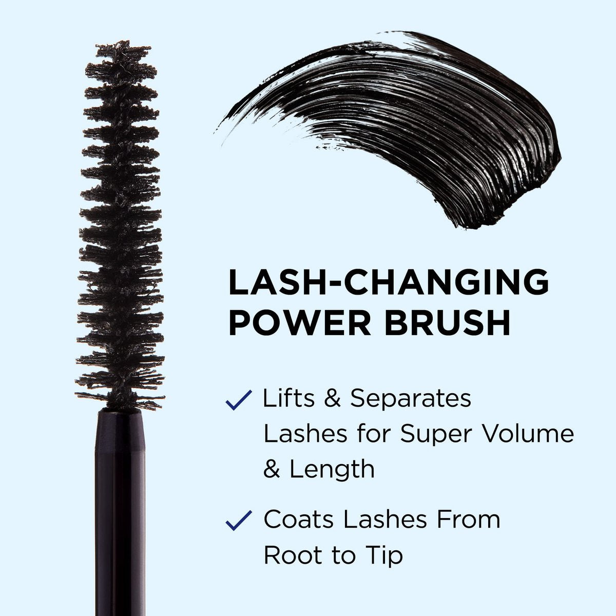 IT Cosmetics Superhero Volumizing Waterproof Mascara – 24HR Wear, Resists Sweat & Humidity, Lash-Loving Biotin & Peptides, Super Black, 0.3 fl oz Avelisse