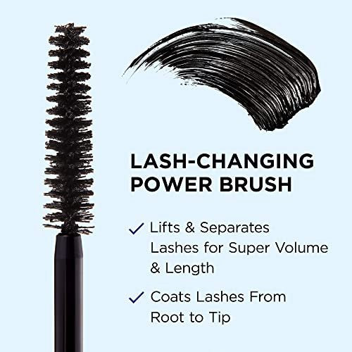 IT Cosmetics Superhero Volumizing Waterproof Mascara – 24HR Wear, Resists Sweat & Humidity, Lash-Loving Biotin & Peptides, Super Black, 0.3 fl oz Avelisse