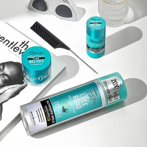 KISS Colors & Care Lace Bond Adhesive Spray Ultimate Hold 11.1 oz - Sweat Proof & Water Resistant Lace Frontal Adhesive - görsel 12