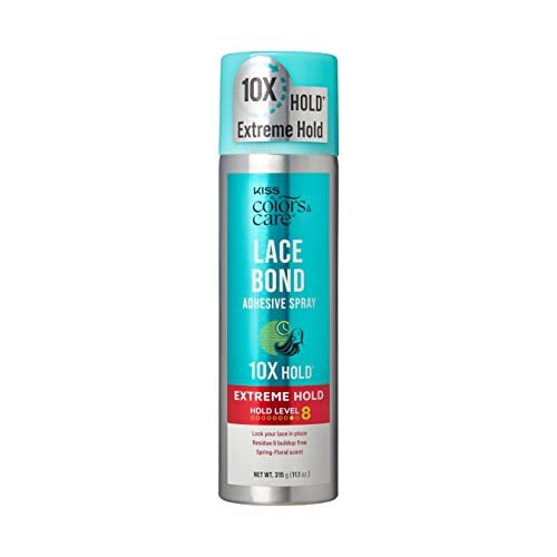 KISS Colors & Care Lace Bond Adhesive Spray Extreme Hold – Sweat Proof, Water-Resistant, Fast Drying – 11.1 oz - görsel 8