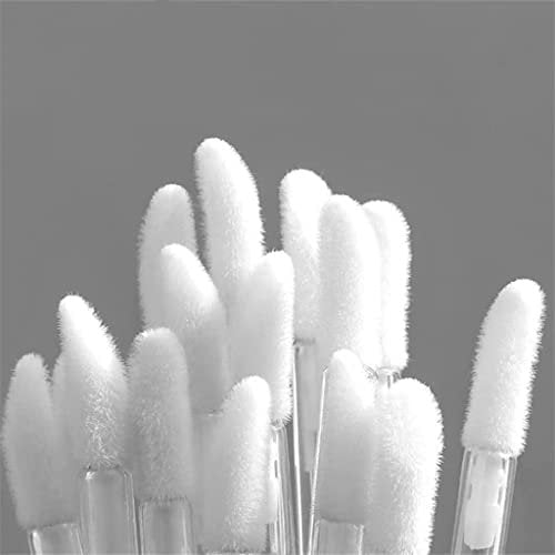 YSAFAI 300 Pieces Disposable Lip Brushes - Crystal Lip Gloss Wands and Lipstick Applicators for Hygiene and Precision - görsel 4