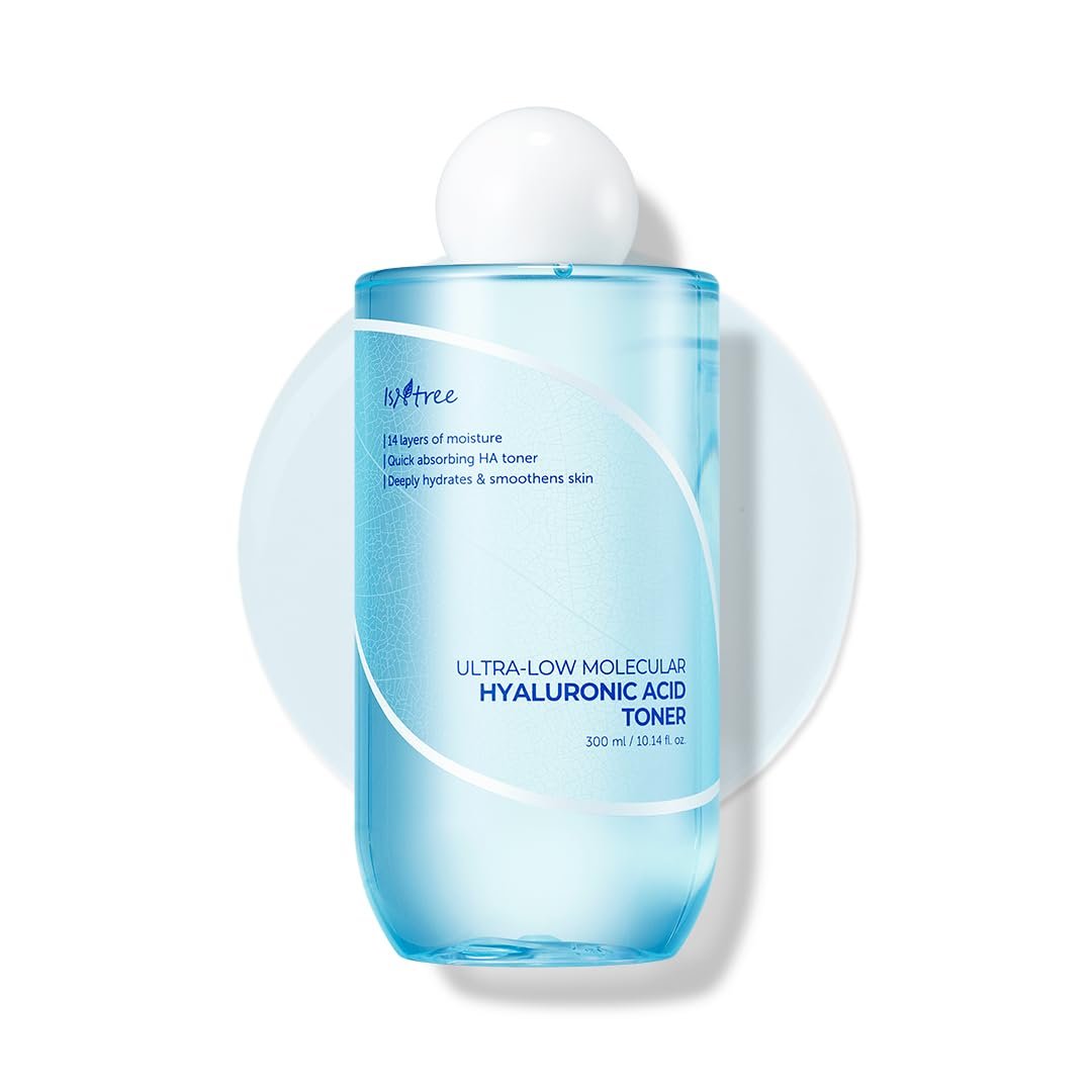 ISNTREE Ultra-Low Molecular Hyaluronic Acid Toner 300ml | Deep Hydration & Skin Smoothing | Vegan & Fragrance-Free Korean Skincare - görsel 1