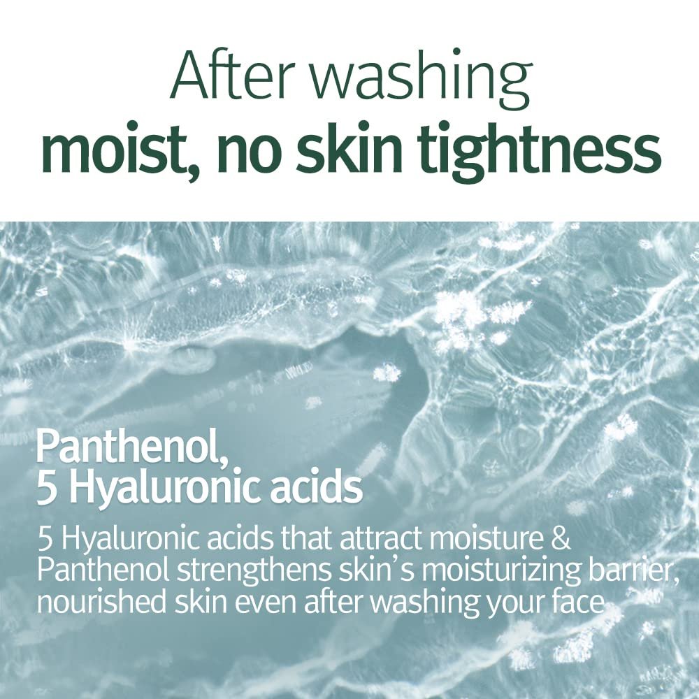 Pyunkang Yul Calming Cleansing Foam - Low pH Facial Wash with Witch Hazel, AHA, Cica & Tea Tree Extract for Oil Control, 3.38 Fl Oz Avelisse