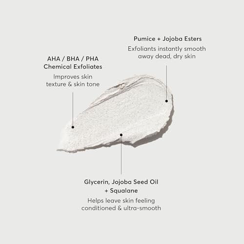 Naturium KP Body Scrub & Mask for Keratosis Pilaris – Bump Eraser Shower Scrub, 8 oz Avelisse