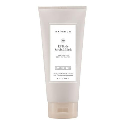 Naturium KP Body Scrub & Mask for Keratosis Pilaris – Bump Eraser Shower Scrub, 8 oz Avelisse
