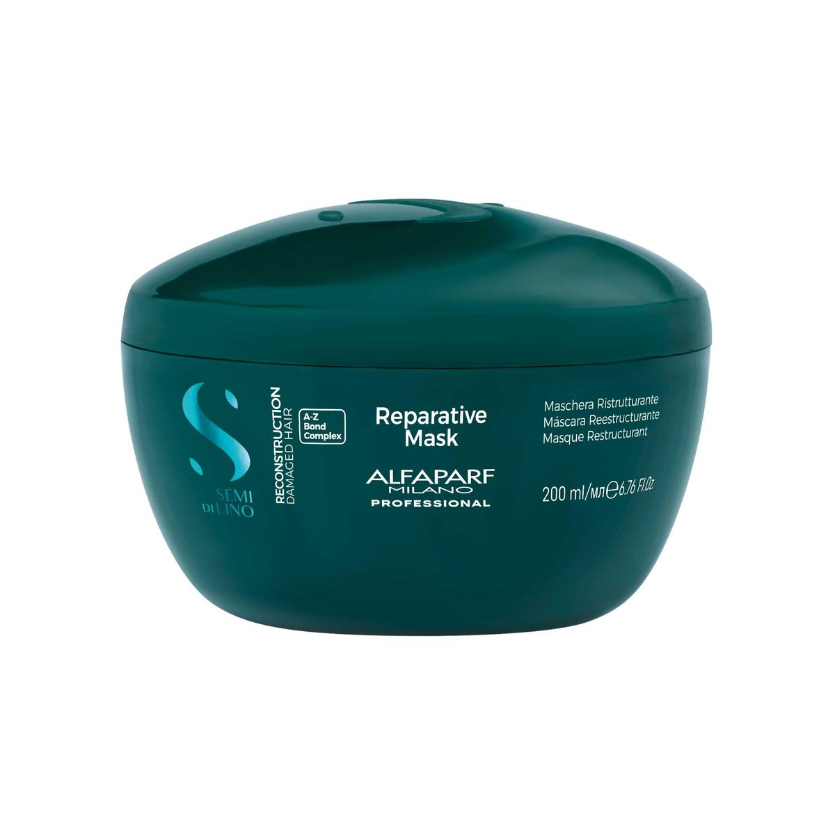 Alfaparf Milano Semi di Lino Reconstruction Reparative Shampoo and Mask Set – Sulfate-Free for Damaged Hair Avelisse