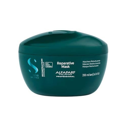 Alfaparf Milano Semi di Lino Reconstruction Reparative Shampoo and Mask Set – Sulfate-Free for Damaged Hair Avelisse