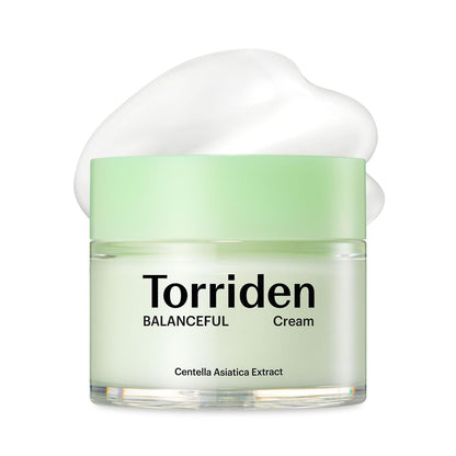 Torriden BALANCEFUL Cream 80ml – Soothing & Nourishing Moisturizer for Oily & Sensitive Skin with 5D CICA, Hyaluronic Acid, Panthenol