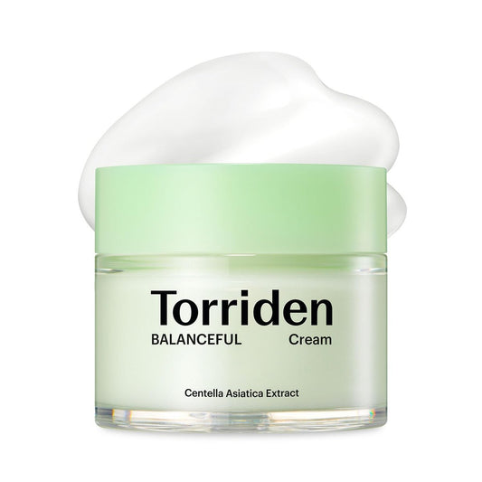 Torriden BALANCEFUL Cream 80ml – Soothing & Nourishing Moisturizer for Oily & Sensitive Skin with 5D CICA, Hyaluronic Acid, Panthenol