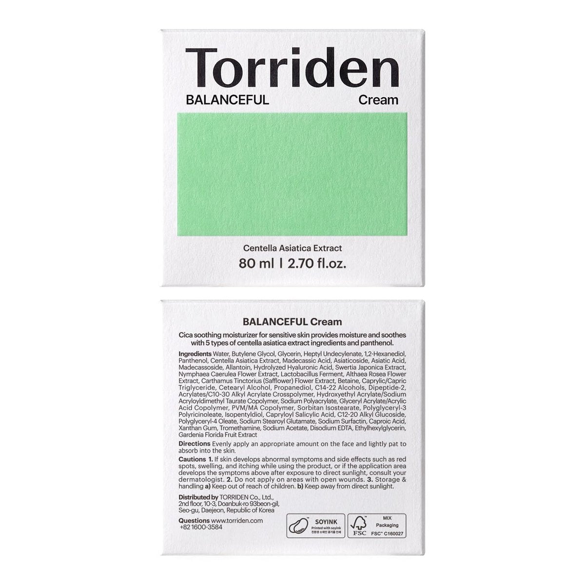 Torriden BALANCEFUL Cream 80ml – Soothing & Nourishing Moisturizer for Oily & Sensitive Skin with 5D CICA, Hyaluronic Acid, Panthenol - görsel 17