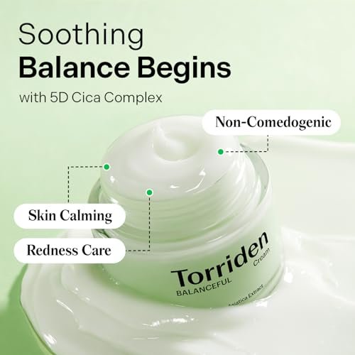 Torriden BALANCEFUL Cream 80ml – Soothing & Nourishing Moisturizer for Oily & Sensitive Skin with 5D CICA, Hyaluronic Acid, Panthenol - görsel 4