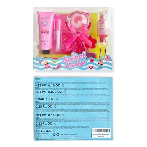 M&U MAKE YOU UP Lip Gloss Set for Girls – 11 Piece Ice Cream & Lollipop Shaped Lip Care Set - görsel 13