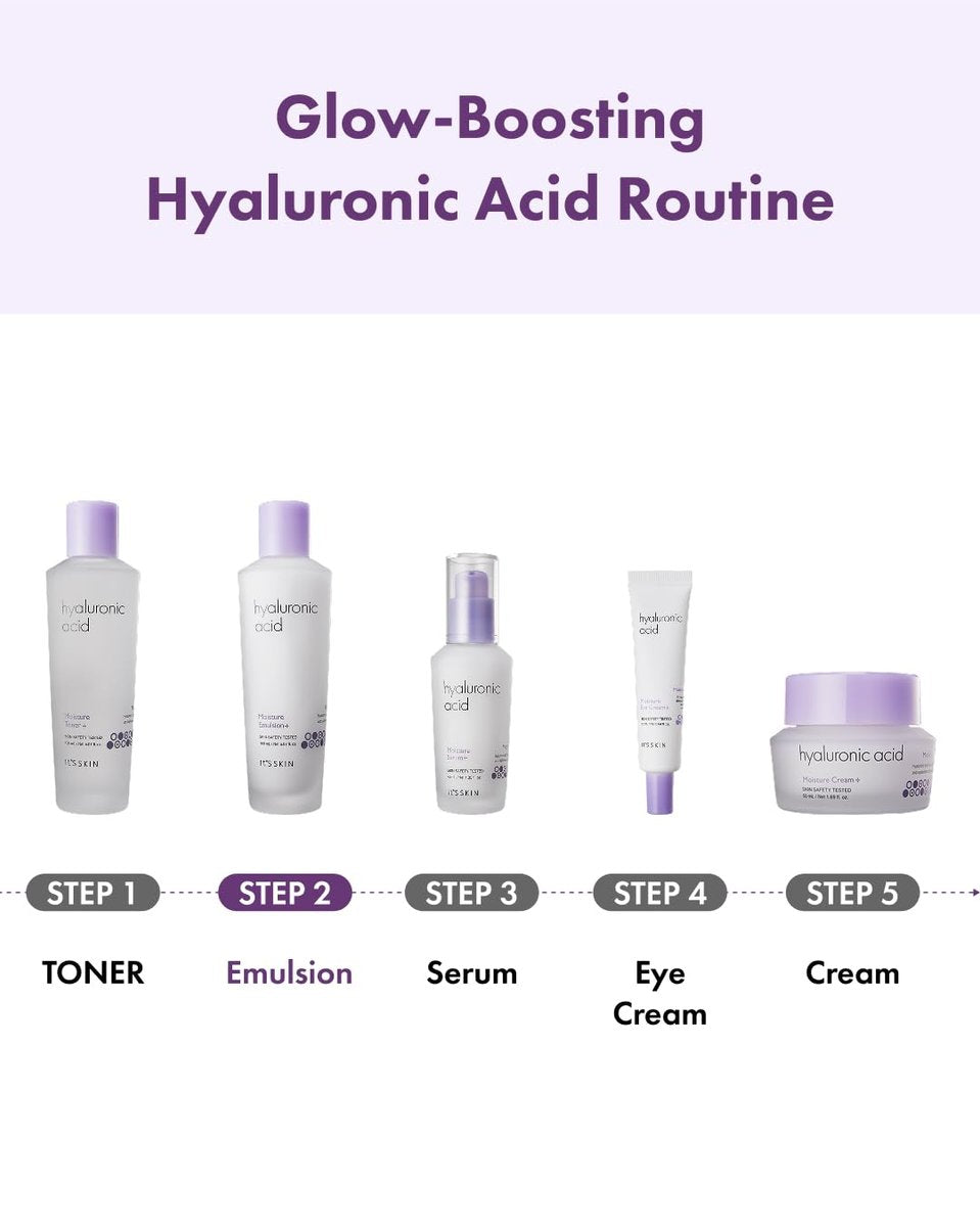 It'S SKIN Hyaluronic Acid Moisture Emulsion - 5.07 Fl Oz Face Moisturizer for Firming Hydration & Moisture Barrier | Korean Skincare Avelisse