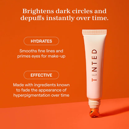 Live Tinted Superhue Brightening Eye Cream - Hydrating & Soothing with Niacinamide & Vitamin C - Cooling Applicator, 0.5 fl oz Avelisse