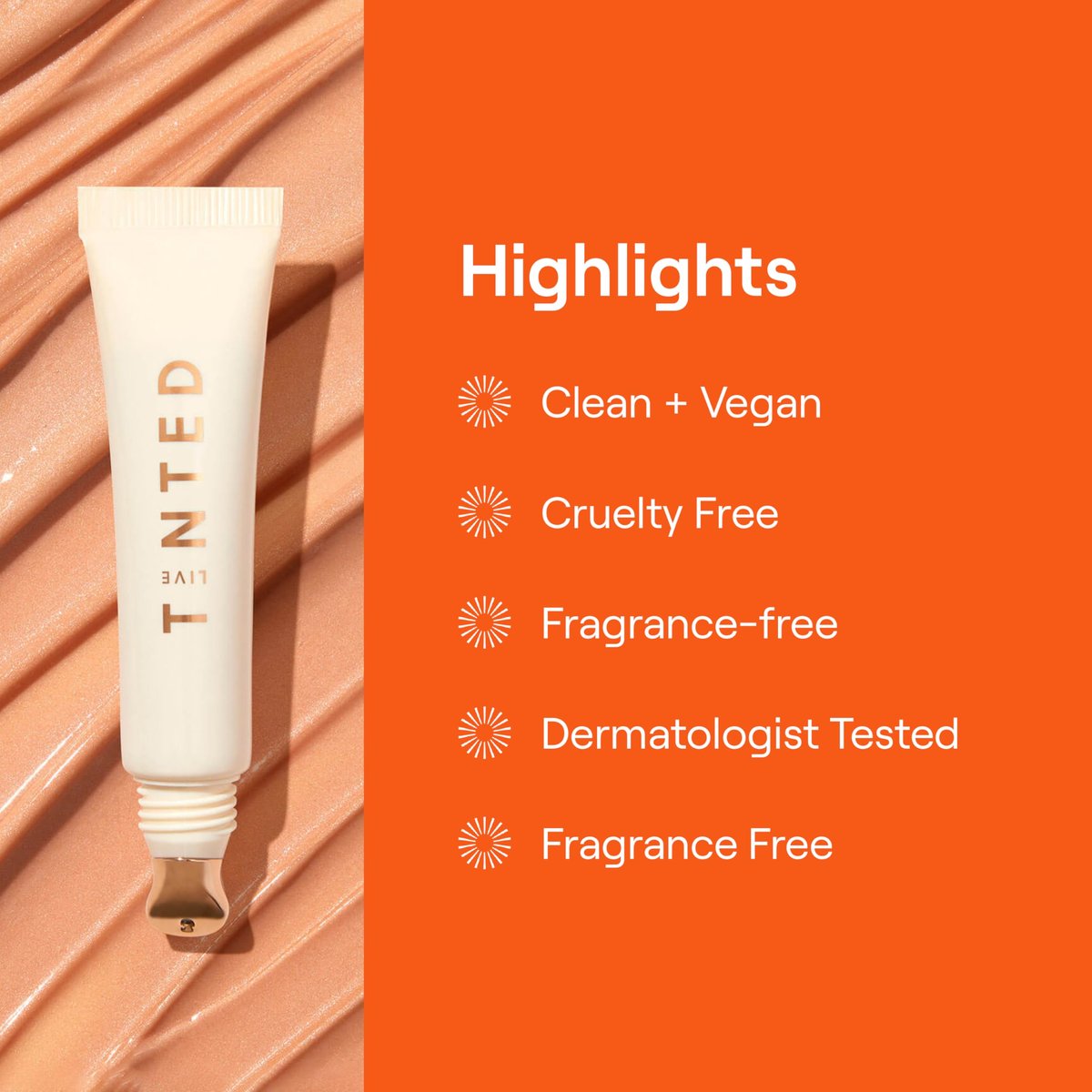 Live Tinted Superhue Brightening Eye Cream - Hydrating & Soothing with Niacinamide & Vitamin C - Cooling Applicator, 0.5 fl oz Avelisse