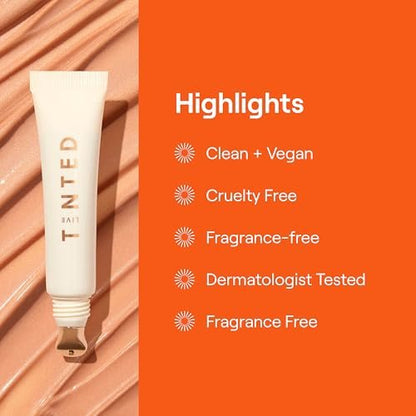 Live Tinted Superhue Brightening Eye Cream - Hydrating & Soothing with Niacinamide & Vitamin C - Cooling Applicator, 0.5 fl oz Avelisse