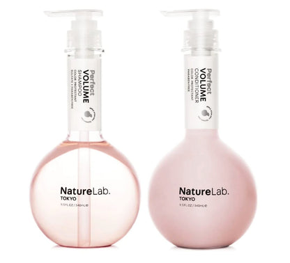 NatureLab.TOKYO Perfect Volume Shampoo & Conditioner Duo - Weightless Frizz Control for Smoother, Healthier Hair and Scalp, 11.5 Fl Oz Each Avelisse