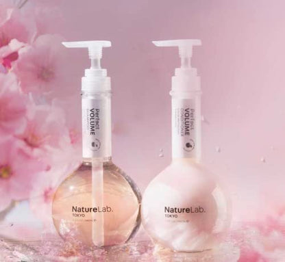 NatureLab.TOKYO Perfect Volume Shampoo & Conditioner Duo - Weightless Frizz Control for Smoother, Healthier Hair and Scalp, 11.5 Fl Oz Each Avelisse
