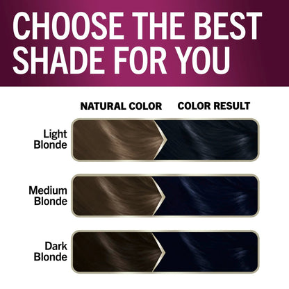 Schwarzkopf Keratin Permanent Hair Dye Cream 3.11 Deep Dark Blue - Professional Gray Coverage & Bond Enforcing System