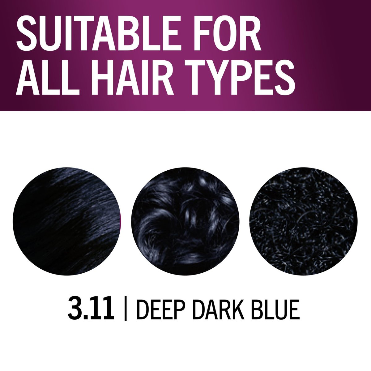 Schwarzkopf Keratin Permanent Hair Dye Cream 3.11 Deep Dark Blue - Professional Gray Coverage & Bond Enforcing System - görsel 8