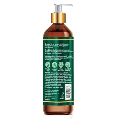 Difeel Rosemary Mint Strengthening Shampoo with Biotin - 33.8 oz - Natural Rosemary Oil for Hair Growth Avelisse