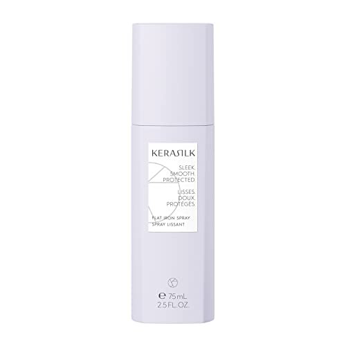KERASILK Flat Iron Spray - Heat Protection & Smoothing Spray for Sleek, Shiny Hair - 75ml Avelisse