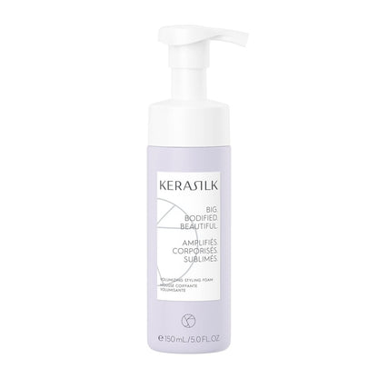 Kerasilk Volumizing Styling Foam – Lightweight Hold & Heat Protection for Fuller Hair