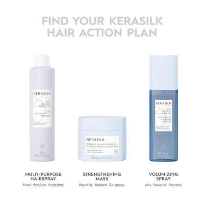 Kerasilk Volumizing Styling Foam – Lightweight Hold & Heat Protection for Fuller Hair