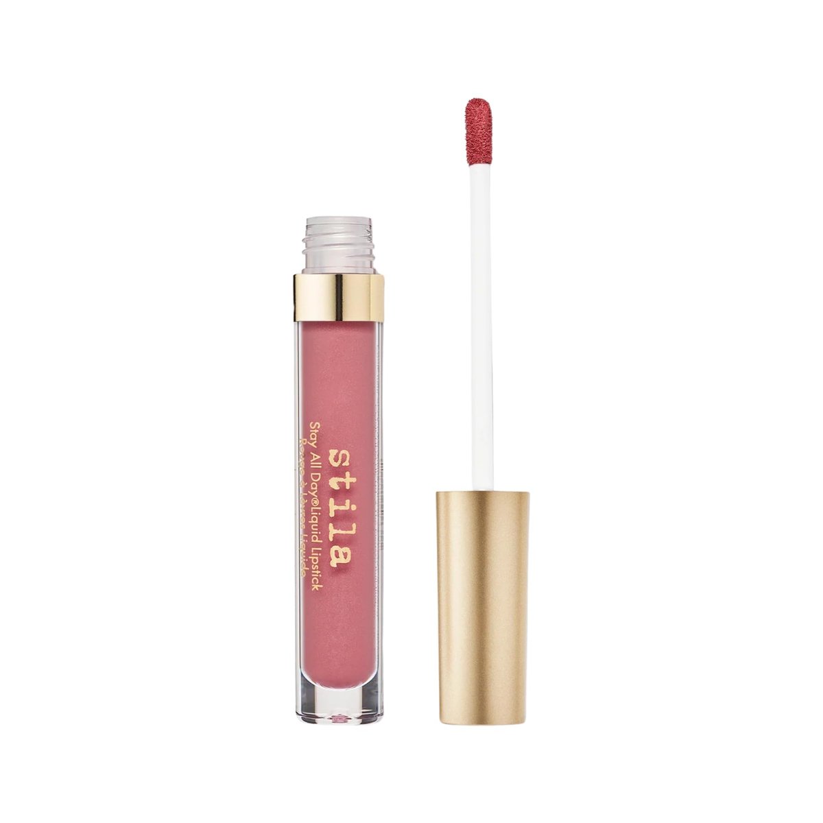 stila Stay All Day Liquid Lipstick, Shimmering Metallic - Pura Shimmer | Long-Lasting, No Transfer, Hydrating with Vitamin E & Avocado Oil - görsel 1