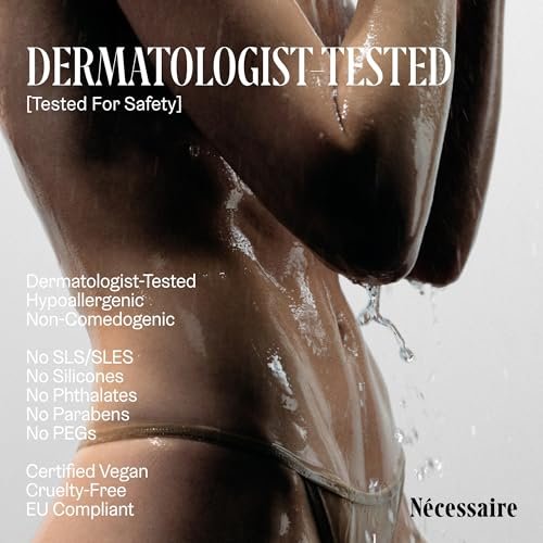 Nécessaire The Body Exfoliant Bar - 2% Physical Exfoliant with 5 Ceramides & Niacinamide for Smooth Skin, KP, Rough Patches, Ingrown Hairs - Fragrance-Free - 5 oz Avelisse