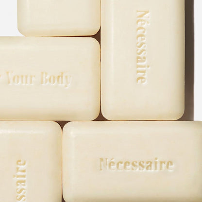 Nécessaire The Body Exfoliant Bar - 2% Physical Exfoliant with 5 Ceramides & Niacinamide for Smooth Skin, KP, Rough Patches, Ingrown Hairs - Fragrance-Free - 5 oz Avelisse