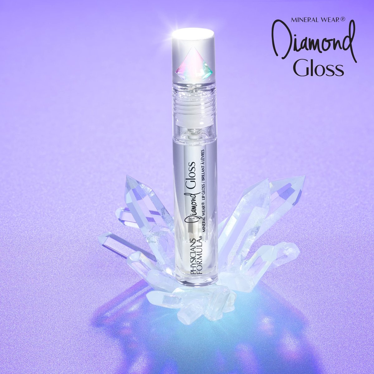 Physicians Formula Mineral Wear Diamond Gloss Crystal Clear - High-Shine Lip Gloss - görsel 13