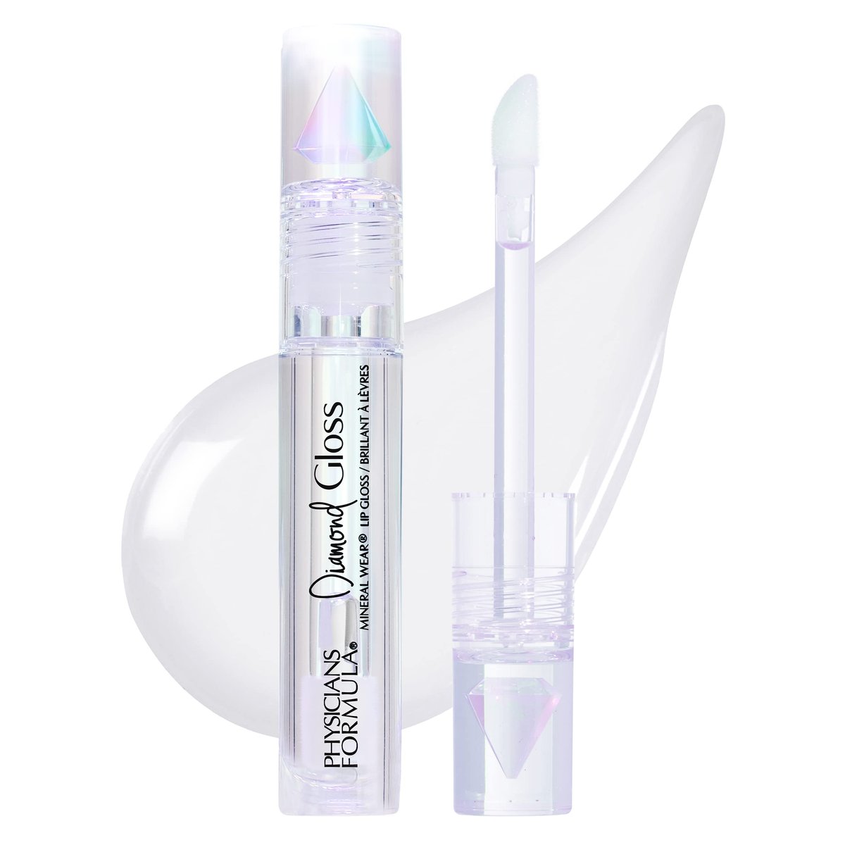 Physicians Formula Mineral Wear Diamond Gloss Crystal Clear - High-Shine Lip Gloss - görsel 1