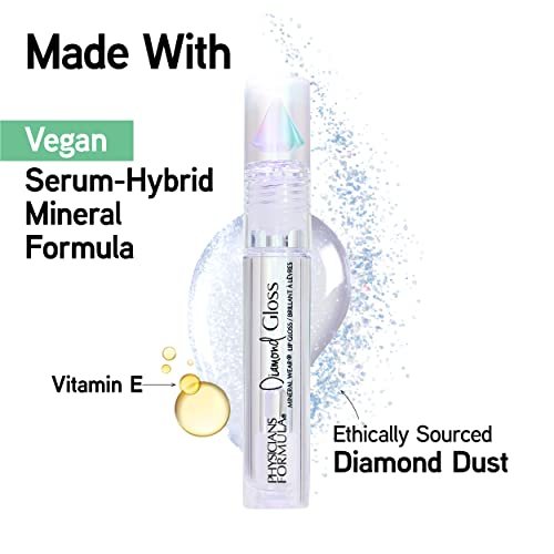 Physicians Formula Mineral Wear Diamond Gloss Crystal Clear - High-Shine Lip Gloss - görsel 10