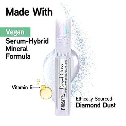 Physicians Formula Mineral Wear Diamond Gloss Crystal Clear - High-Shine Lip Gloss