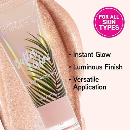 Physicians Formula Butter Glow Liquid Highlighter - Glow - High Pigment Illuminator Avelisse