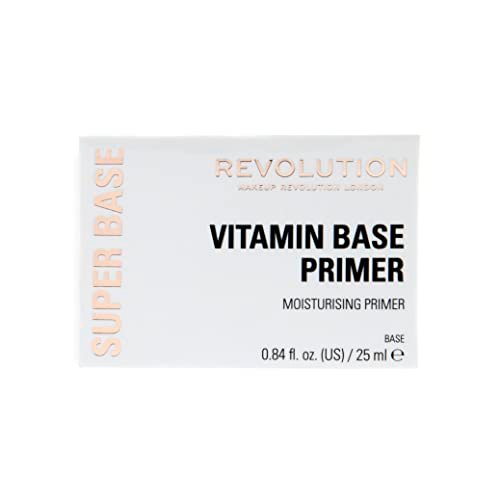 Revolution Superbase Vitamin Primer – Hydrating Face Primer & Moisturizer with Vitamin C & Hyaluronic Acid, Vegan & Cruelty-Free, 0.84 fl oz Avelisse