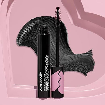Wet n Wild Breakup Proof Mascara - Volumizing, Lengthening & Waterproof - Cruelty-Free & Vegan
