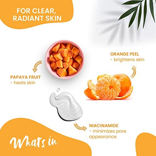 NUTRIGLOW Naturals Advanced Pro Formula Set of 2 Papaya Face Wash & Sunscreen - görsel 8