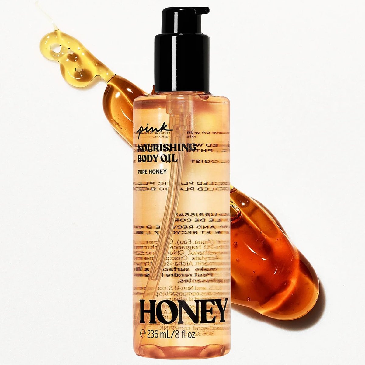 Victoria's Secret Pink Honey Soothing Body Oil - 8 oz | Nourishing Moisturizer Avelisse