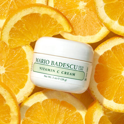 Mario Badescu Vitamin C Cream – Lightweight Face Moisturizer with Niacinamide for All Skin Types, Visibly Reduces Signs of Aging, 1 Fl Oz Avelisse