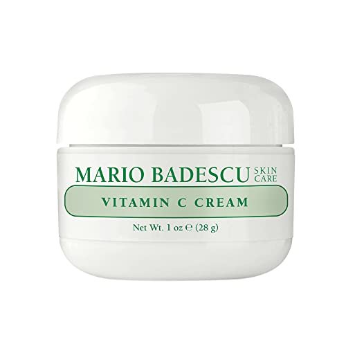 Mario Badescu Vitamin C Cream – Lightweight Face Moisturizer with Niacinamide for All Skin Types, Visibly Reduces Signs of Aging, 1 Fl Oz Avelisse