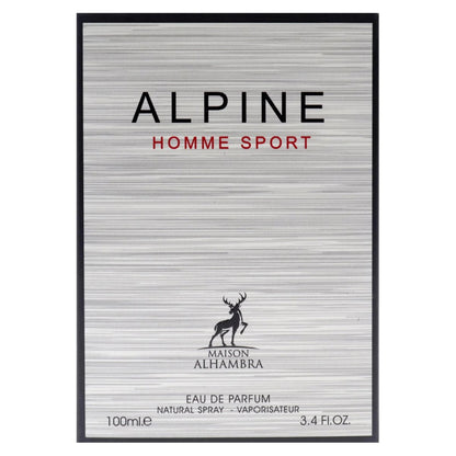 Maison Alhambra Alpine Homme Sport for Men Eau de Parfum Spray 3.4 oz / 100 ml Avelisse