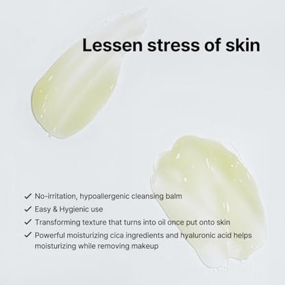 B.Lab CICA Soft Meltaway Cleansing Balm - 100ml, Gentle Makeup Remover & Pore Cleanser
