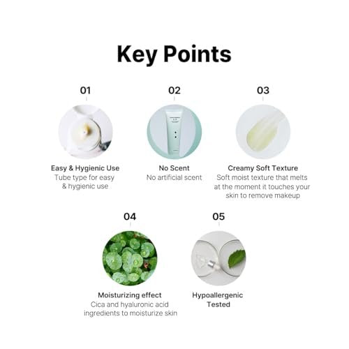 B.Lab CICA Soft Meltaway Cleansing Balm - 100ml, Gentle Makeup Remover & Pore Cleanser - görsel 10