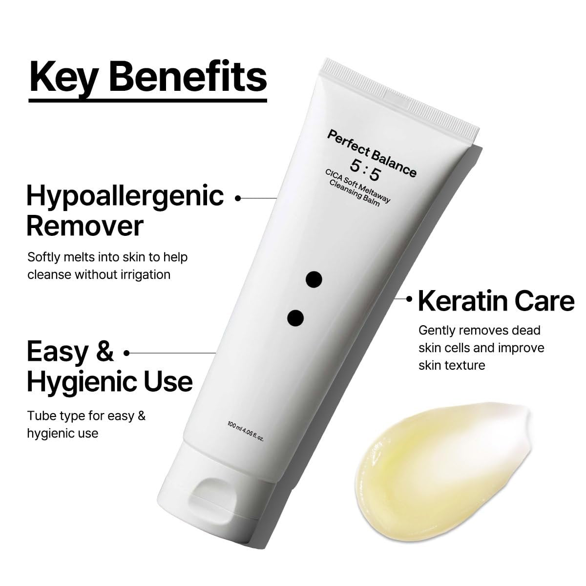 B.Lab CICA Soft Meltaway Cleansing Balm - 100ml, Gentle Makeup Remover & Pore Cleanser - görsel 5