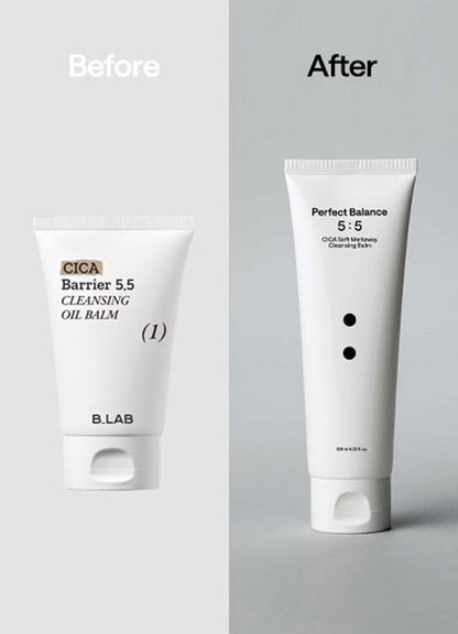 B.Lab CICA Soft Meltaway Cleansing Balm - 100ml, Gentle Makeup Remover & Pore Cleanser
