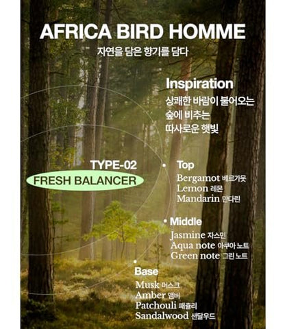 Nature Republic Africa Bird Homme All in One Fresh Balancer - 5.29 Fl Oz